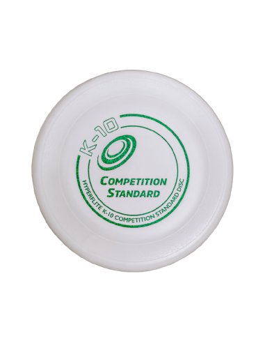 HYPERFLITE K-10 COMPETITION STANDARD DOG DISC WHITE