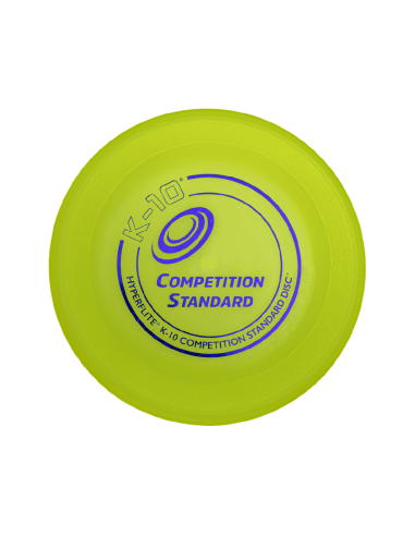 HYPERFLITE K-10 COMPETITION STANDARD DOG DISC YELLOW