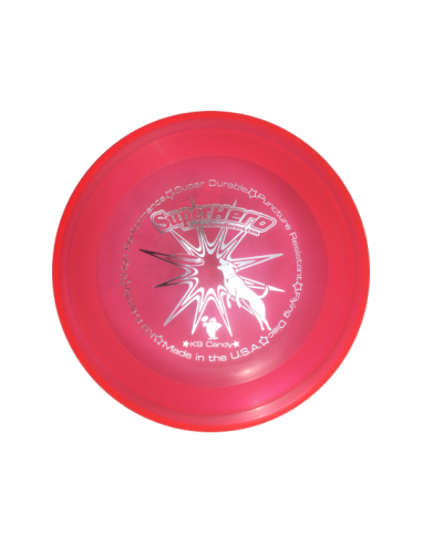 HERO SUPERHERO DOG DISC PINK